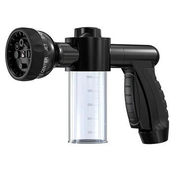 Portable Garden Hose Water Gun with 8 Function Nozzle